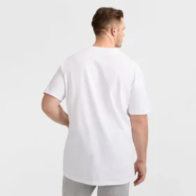 Camiseta clásica con diseño gráfico, Script Logo – Tallas grandes y altas