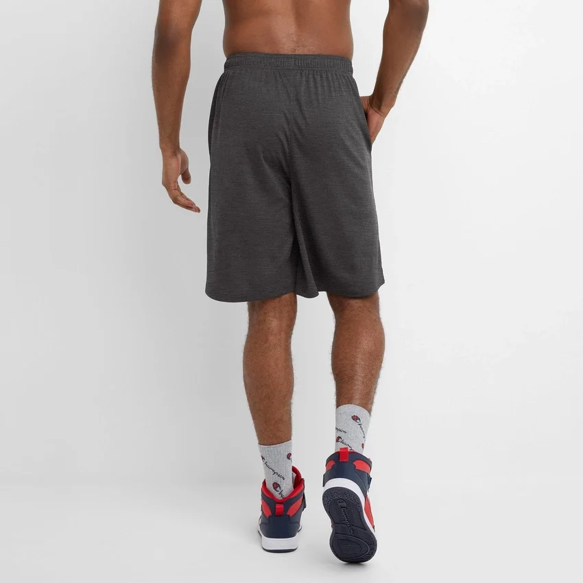 Pantalones cortos deportivos de 10" con tecnología de absorción de humedad - Tallas grandes y altas