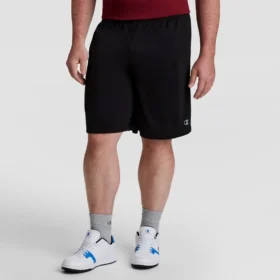 Pantalones cortos deportivos de 10″ con tecnología de absorción de humedad – Tallas grandes y altas